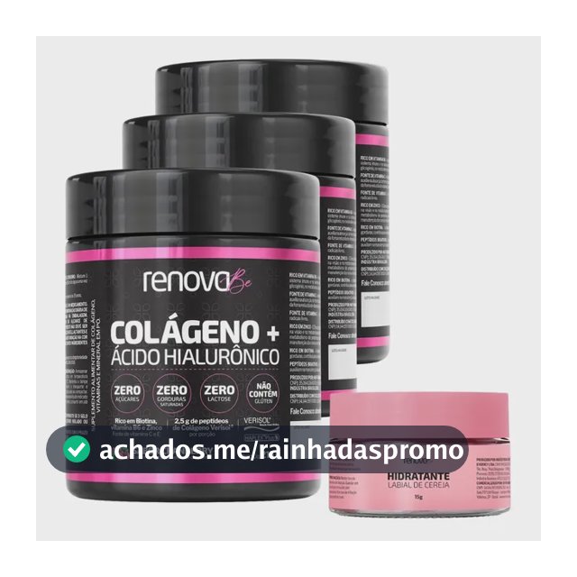 Colágeno Verisol Renova Be Ácido Hialurônico Biotina Oxicoco
