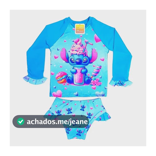 Blusa Uv Praia Piscina Biquíni Infantil Proteção Uv Menina