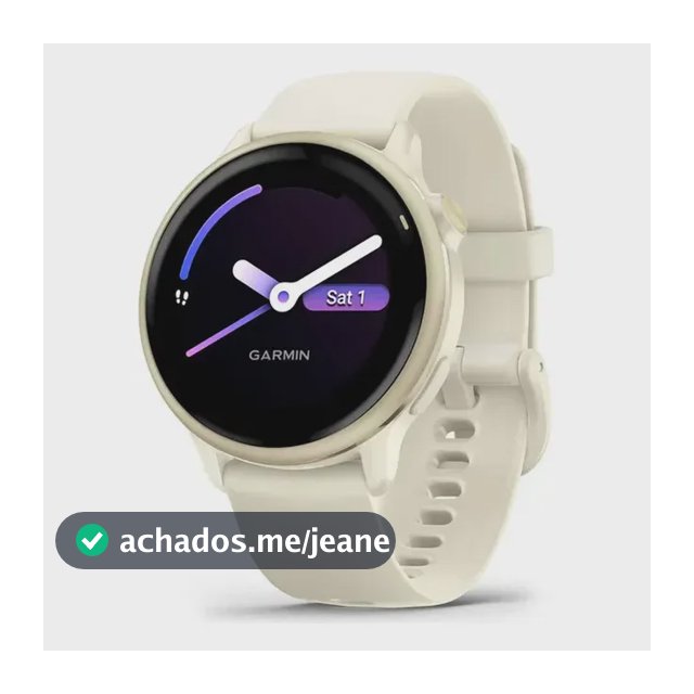 Relógio Garmin Vivoactive 6 Lunar Gold 010-02985-01 Creme