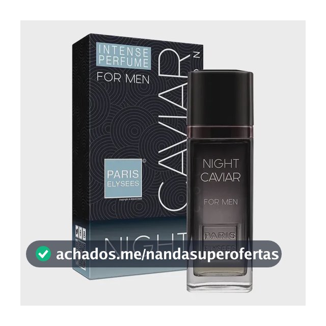 Perfume Night Caviar Paris Elysees Masculino Intense 100ml