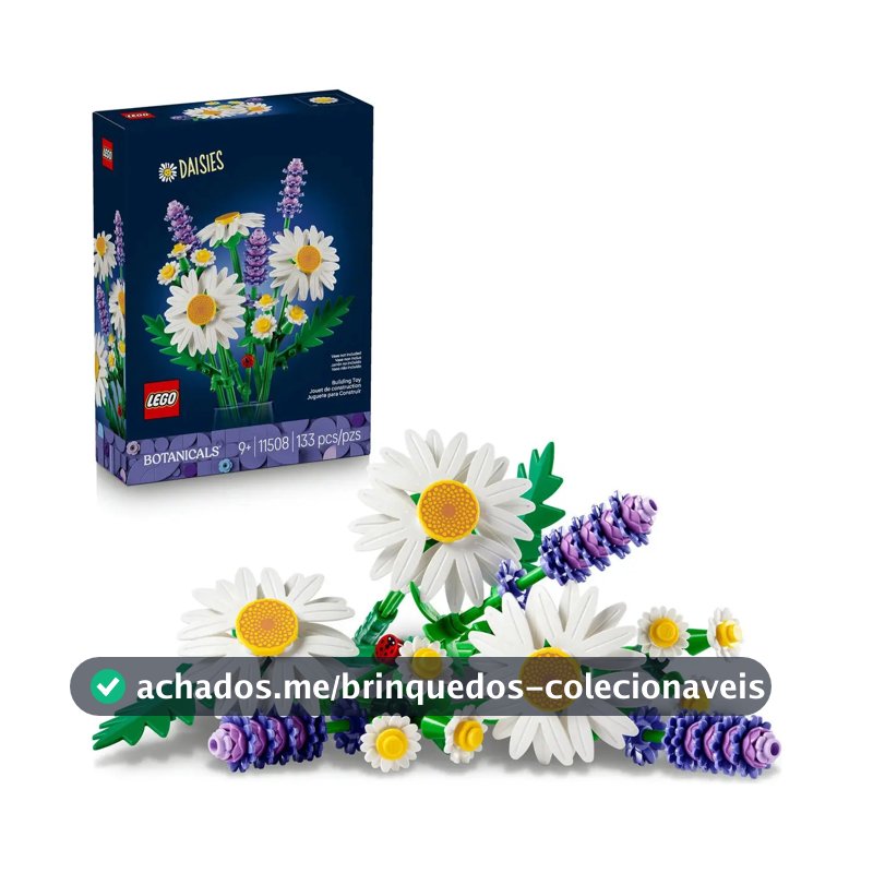 Decoração de flores de margaridas LEGO® Botanicals 11508