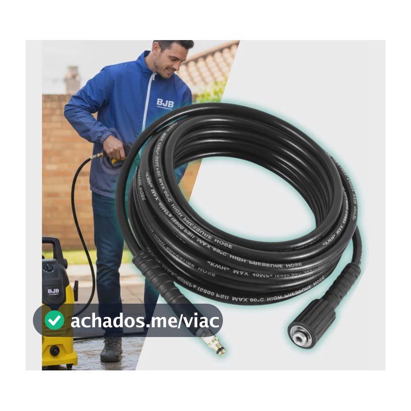 Mangueira Lavadora Alta Pressão Para Karcher K1 K2 K3 K4 K5 10 Metros - BJB equipamentos