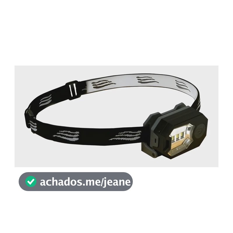 Lanterna de Cabeça LED Nautika Tida Ajustável 3 LEDs 50 Lúmens
