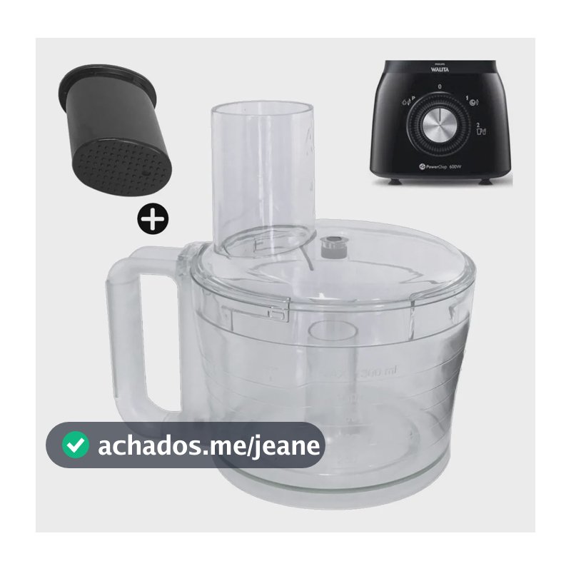 Jarra Multiprocessadora Walita Phillips Power Chop Ri7630