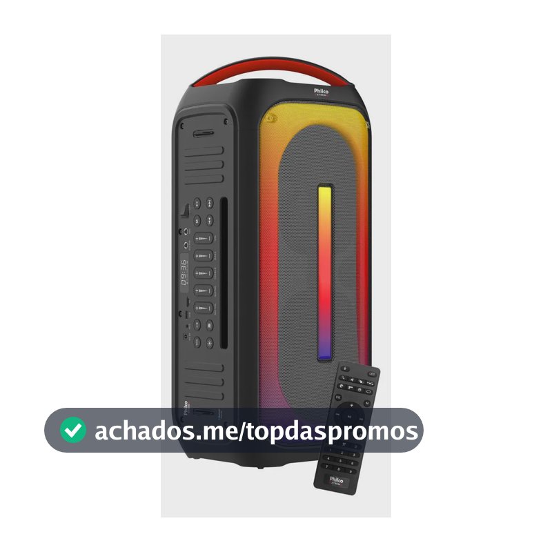 Caixa de Som PCX6700 Amplificada 650W de Potência Ex Bass Philco