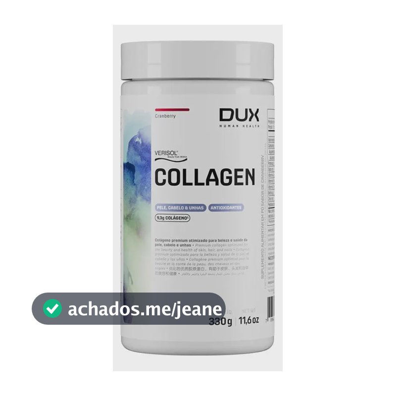 Colágeno Hidrolisado Verisol Dux Nutrition - 330g Sabor Maçã