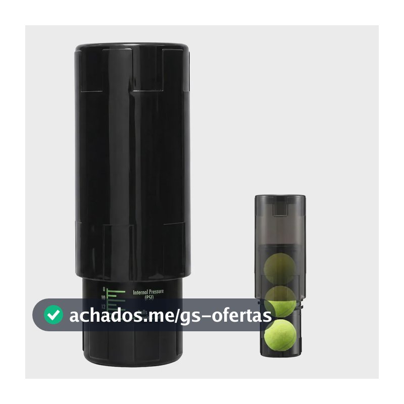 Protetor Da Bola Do Tênis Pressurizador Tennis Padel Bolinha Cor Preto CELYON MWT-008