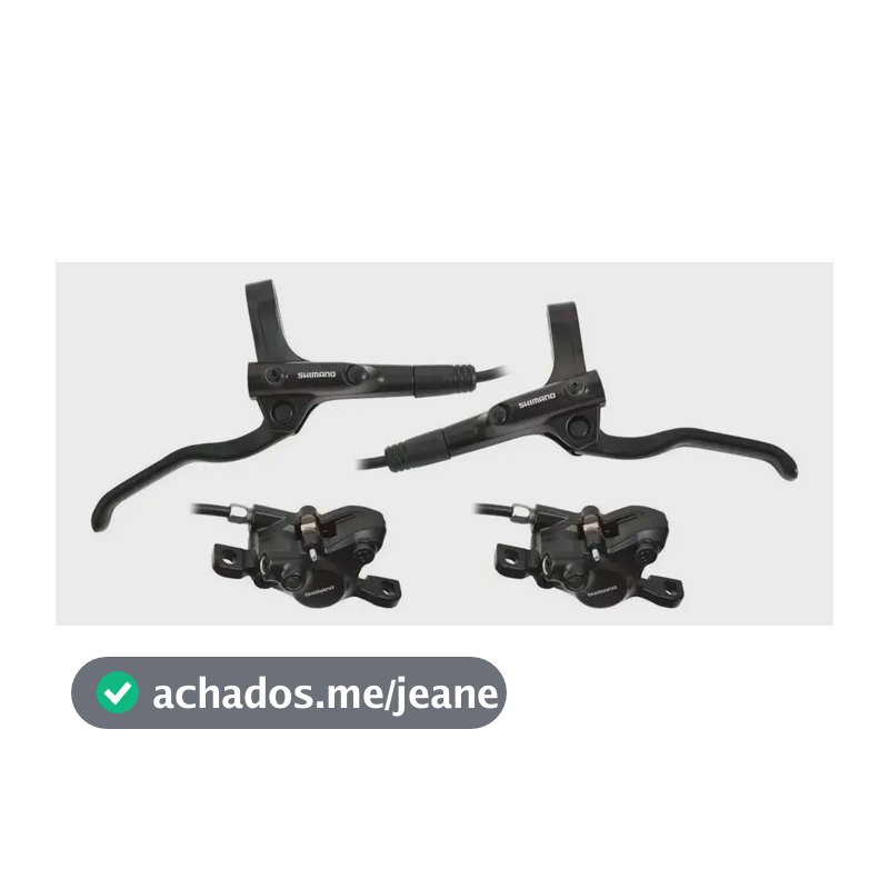 Freio Hidráulico Shimano Altus Mt-200 Preto, (par)