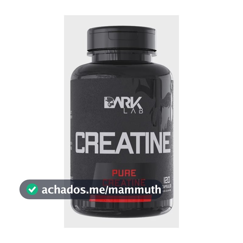 Creatina Dark Lab Premium em cápsula Sem sabor de 120 un