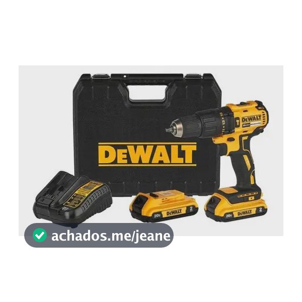 Furadeira Martelete Parafusadeira Sem Fio De 13mm Dewalt Dcd Amarelo 127/220v