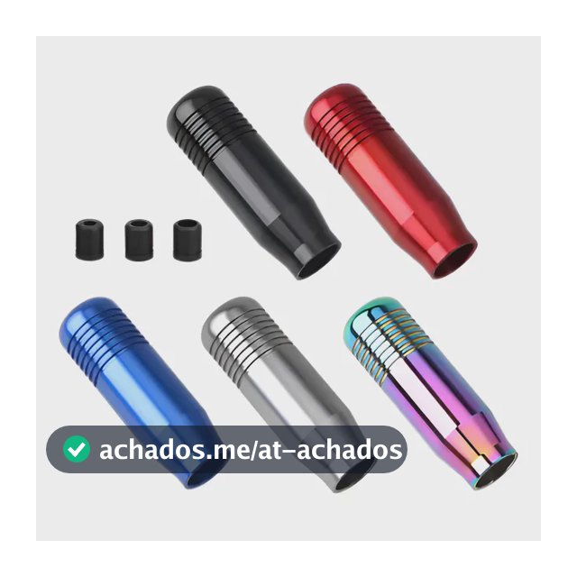 Manopla De Câmbio Esportiva Em Alumínio Tuning Universal