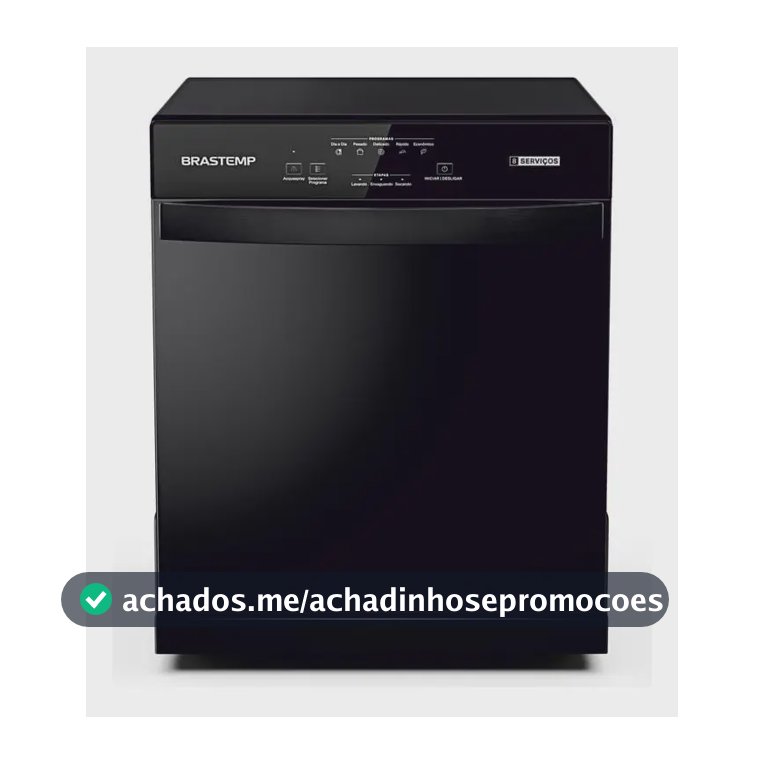 Lava Louças Brastemp 8 Serviços Preta - BLF08AE Preto