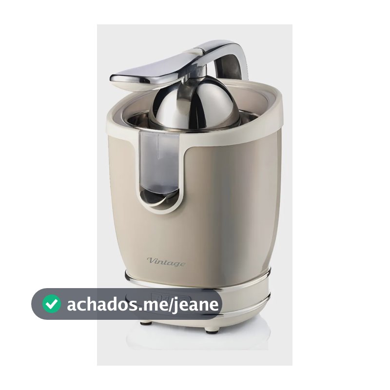 Espremedor De Frutas Ariete 413 Vintage Bege 60w Bege 60