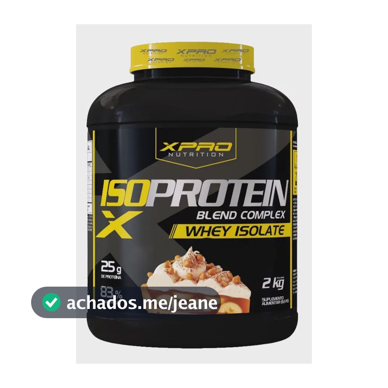 Whey protein XPro Nutrition Iso Blend Complex em pó sabor Torta de banana x 2kg
