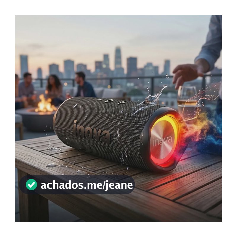 Mini Caixa De Som Bluetooth Portátil, Inova Caixinha Som Potente À Prova D'água, Tws Sem Fio Para Casa/festas/atividades Ao Ar Livre/praia, preto