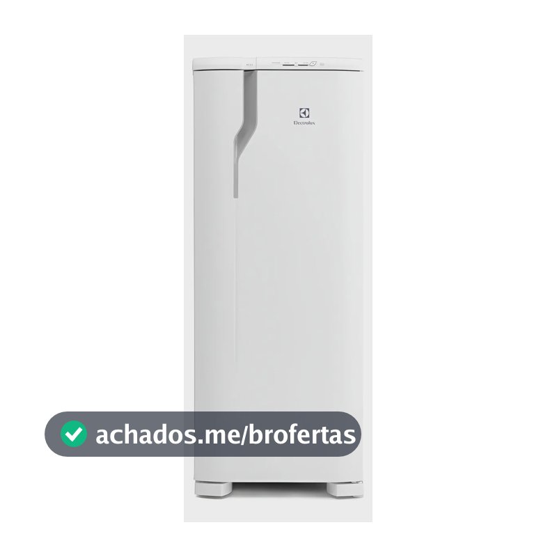 Geladeira Electrolux Cycle Defrost 240L Degelo Prático Uma Porta Branca RE31
