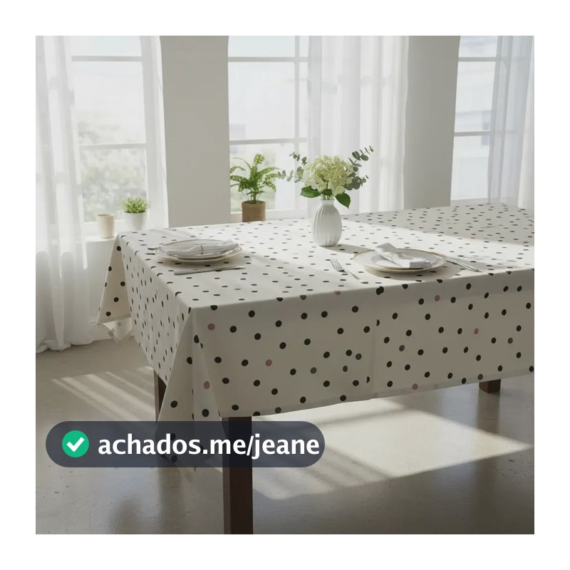 Toalha Mesa Quadrada 140x140cm Athenas Clean Menu Dohler