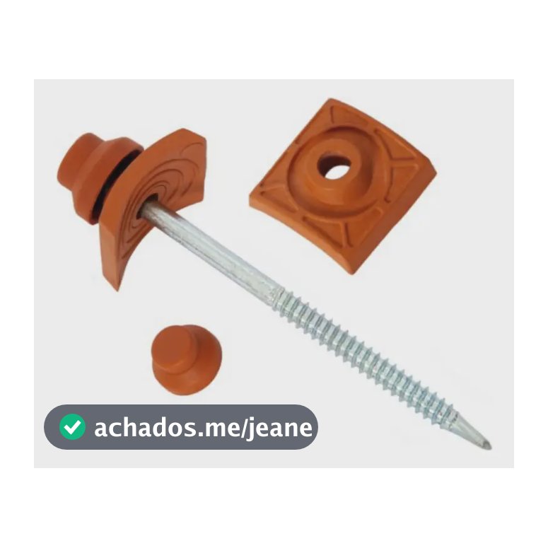 Kit Fixação Vedação Nortelit P Telha PVC Colonial Plan 20pc