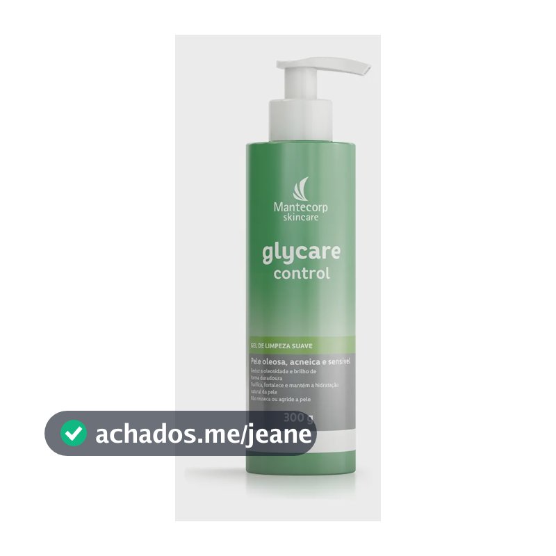 Gel De Limpeza Facial Glycare Control 300g Mantecorp