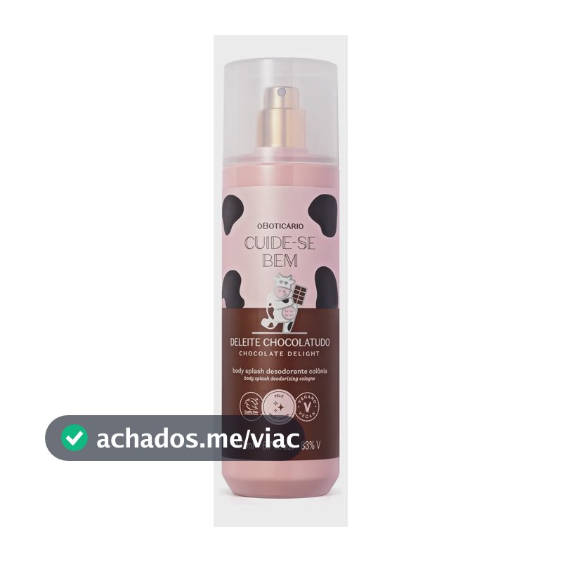 O Boticário Cuide-se Bem Body Splash Deleite Chocolatudo 200ml