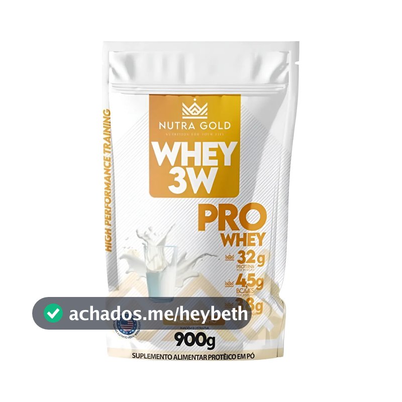 Whey Protein 3w Pro - Nutragold - Sabor Leitinho X 900g