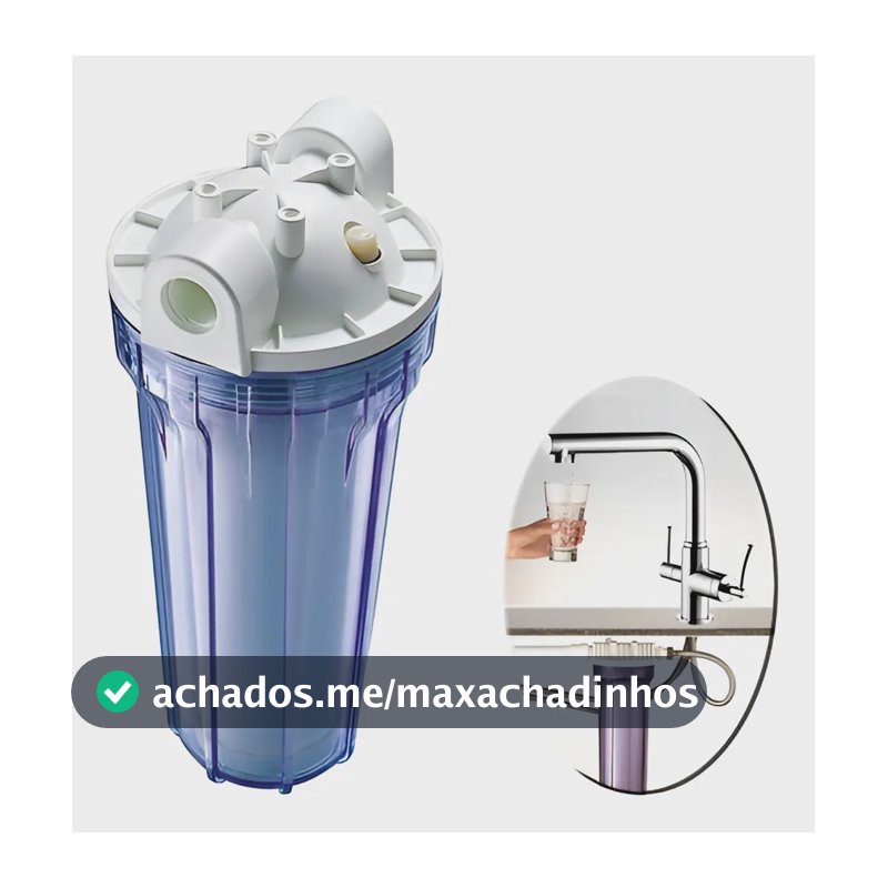 Filtro De Água Loren Acqua Pou 9. 3/4 Lorenzetti Cor Transparente