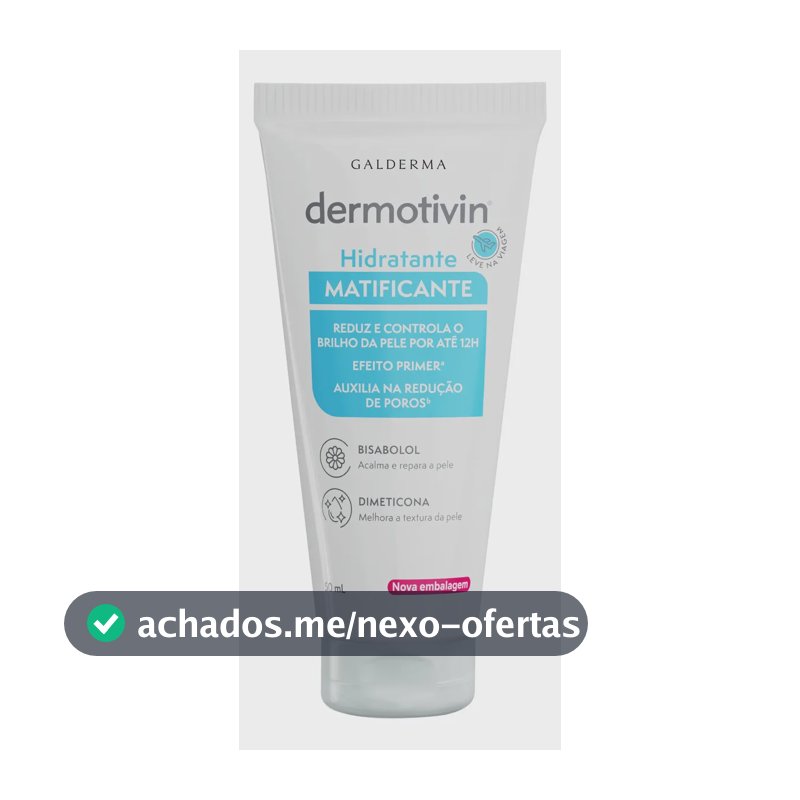 Dermotivin Hidratante Matificante Facial para Pele Oleosa 50ml
