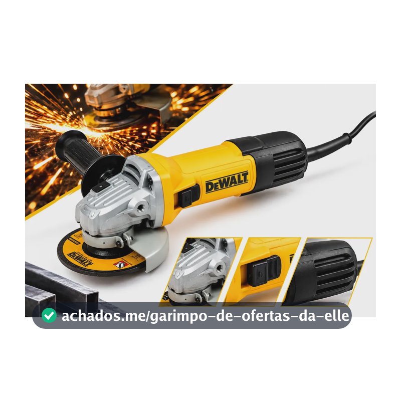 Esmerilhadeira Angular DeWALT DWE750-B2 4.1/2" 115mm 750W 220V