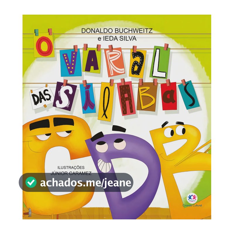 O Varal das Sílabas - B, C e D - Buchweitz, Donaldo - Ciranda Cultural - Capa Mole