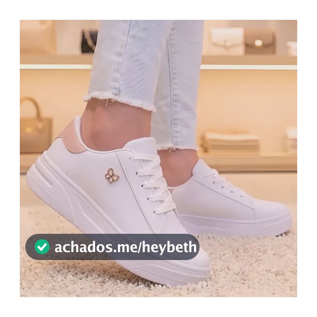 Tênis Feminino Casual Sapatênis Branco Confortavel Star Leve