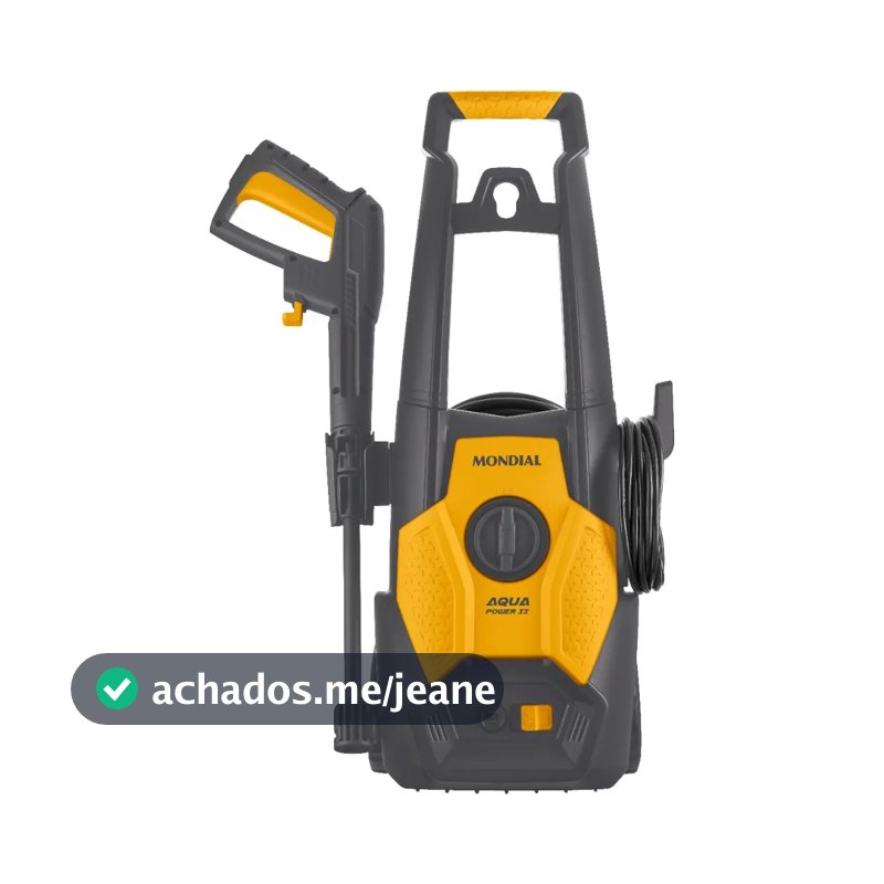 Lavadora de Alta Pressão Aqua Power II, Mondial, Cinza/Amarela, 1500W - LAP-02-GY