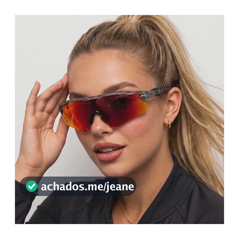 Óculos Esportivo Ciclismo Bike Corrida Pace Uv400 Premium Vermeho Espelhado