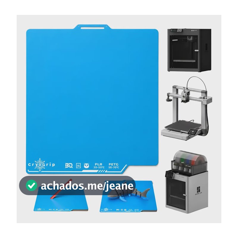 Placa Fria Cryogrip Pro Frostbite Biqu Bambu Lab A1 P1 P2 X1 127/220v