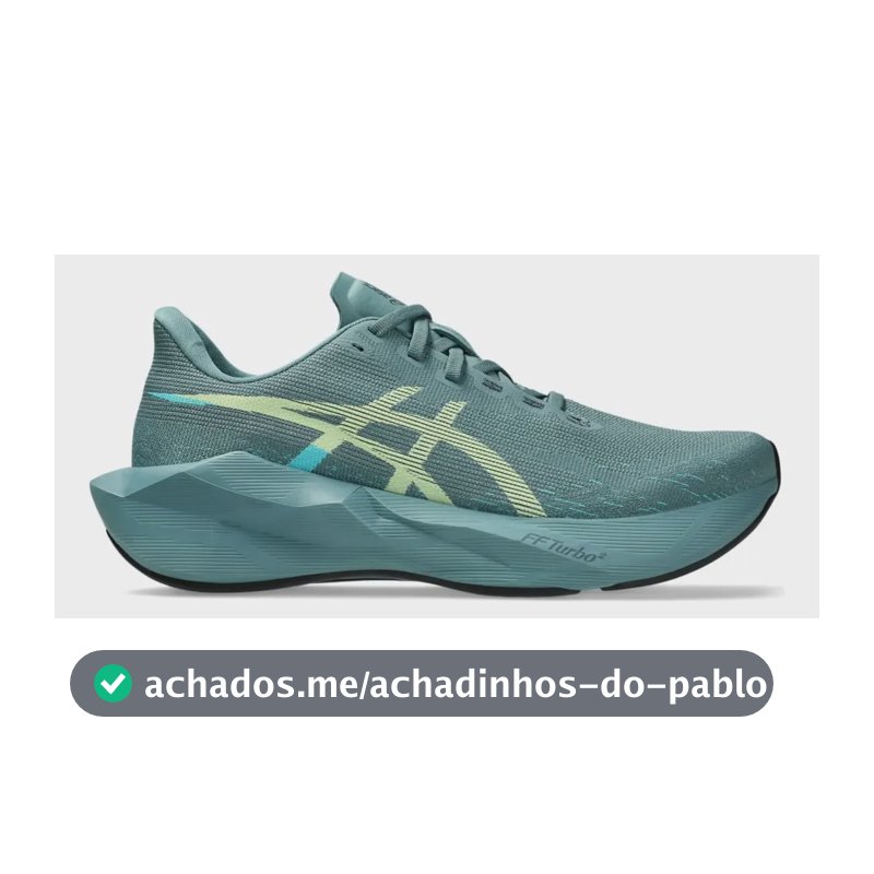 Tênis Asics Novablast 6 Verde/amarelo 41 Br