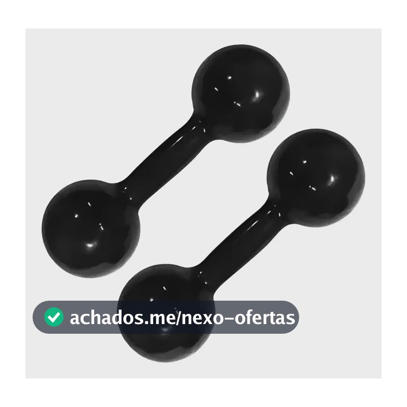 Halter Bola 1 kg para Exercício e Fisioterapia – Kit com 2 da Halter