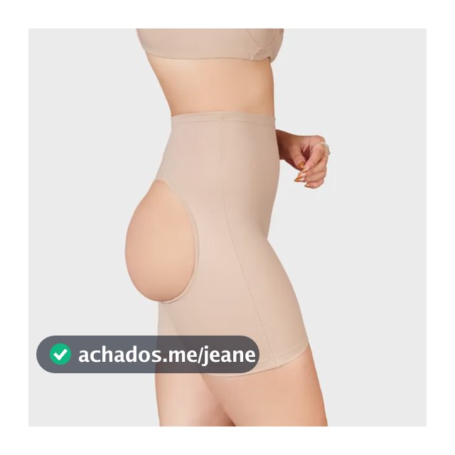 Calcinha Short Levanta Empina Bumbum Efeito Natural Sem Bojo