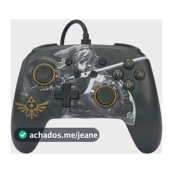 Controle Para Nintendo Switch Enhanced Wired Powera - Zelda