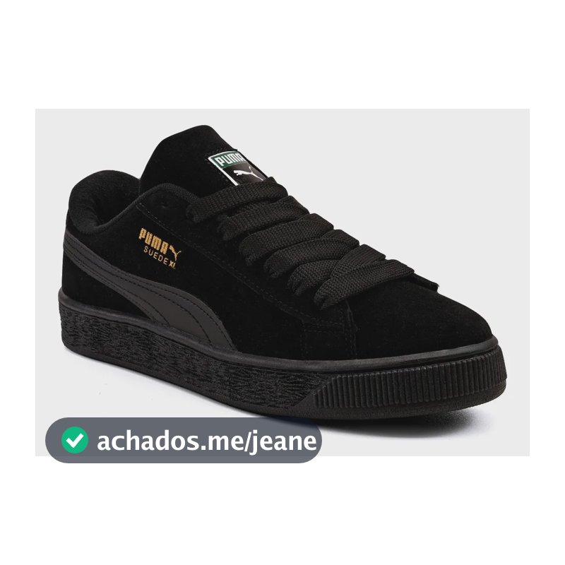 Tênis Puma Academia Couro Original Treino Caminhada Barato Preto 41 Br