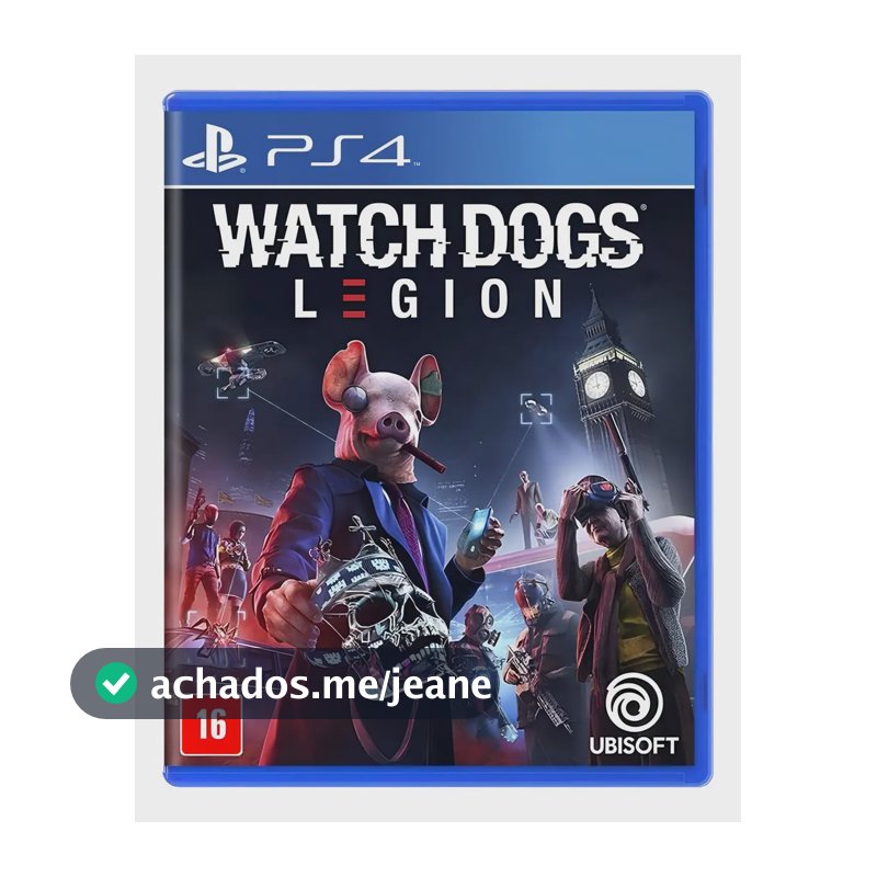 Watch Dogs Legion Ps4 (Lacrado)