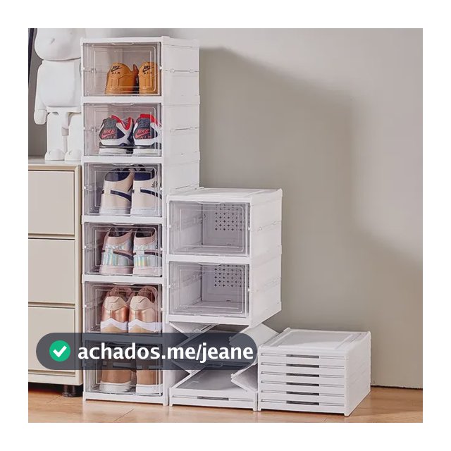 Sapateira Organizador Sapatos Empilhável Vertical 6 Andares