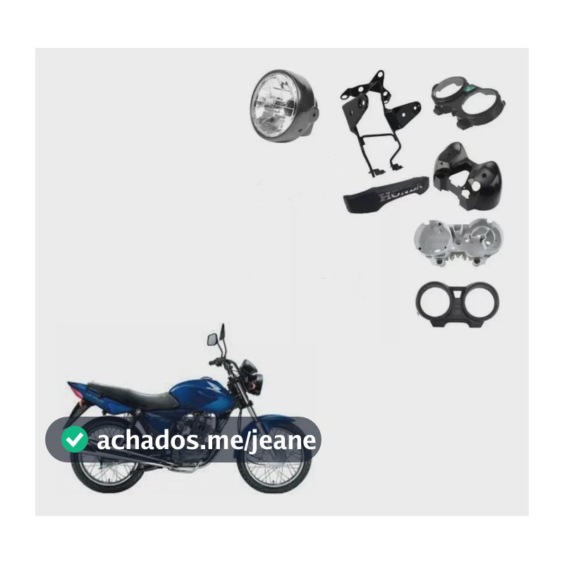 Kit Frente Titan150 2004 A 2008 Farol+aranha+carcaca+emblema
