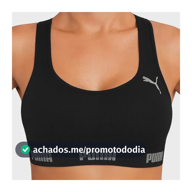 Top Puma Original Feminino Alta Sustentação Academia Fitness