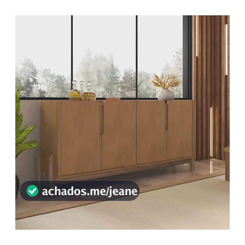 Buffet 4 Portas 2 Prateleiras 170cm Lizz