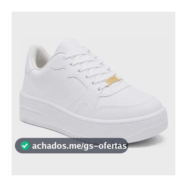 Tênis Vizzano Feminino Casual Ultra Confortável Original Branco 38 Br