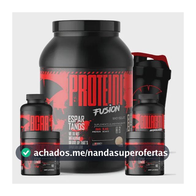 Whey Protein + Bcaa + Creatina + Glutamina + Colágeno + Copo