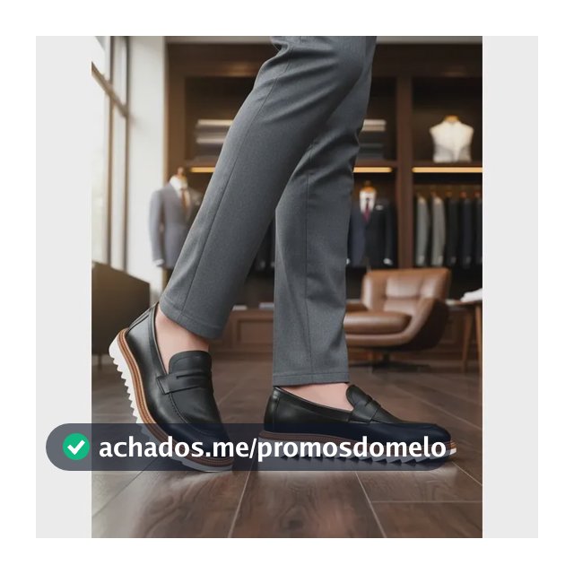 Sapato Mocassim Loafer Gugi Tratorado Conforto Premium Leve