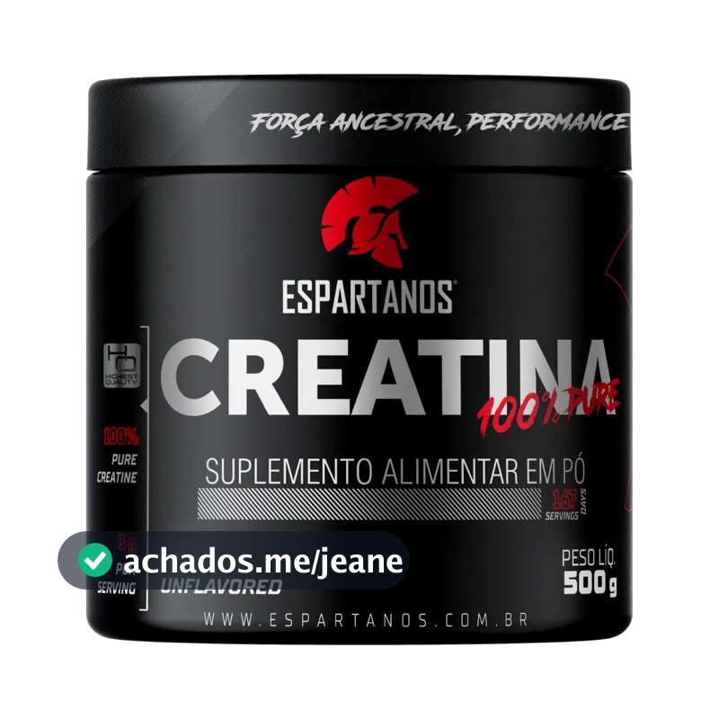 Creatina Espartanos em pó Sem sabor x 500g