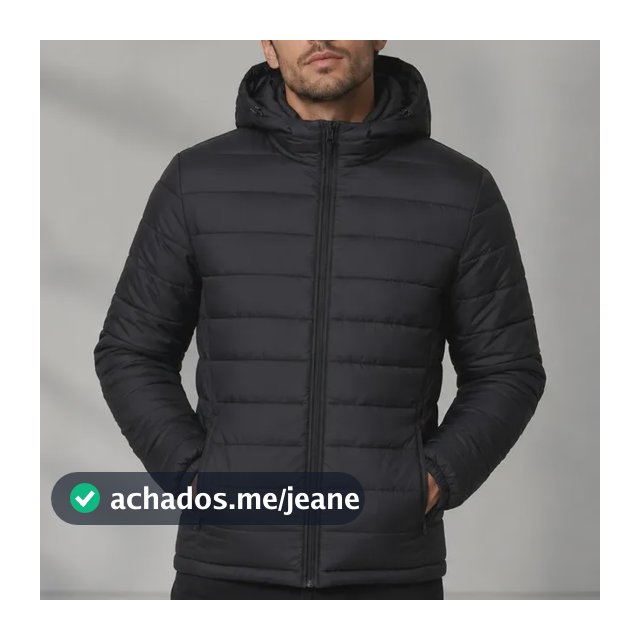 Jaqueta Puffer Bobojaco De Frio Blusa Impermeável Inverno