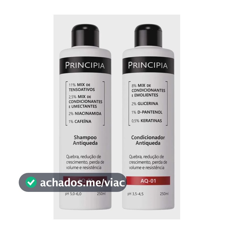 Principia Kit Shampoo E Condicionador Antiqueda Aq-01