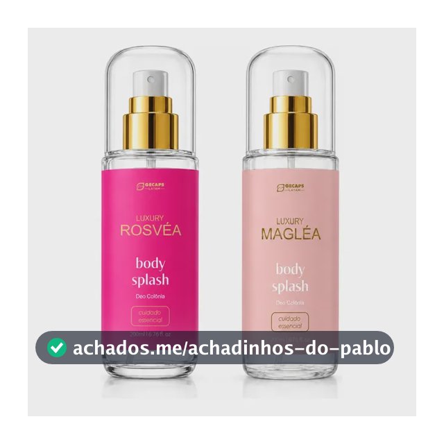 Kit Body Splash Magléa E Rosvéa Luxury | Fragrâncias